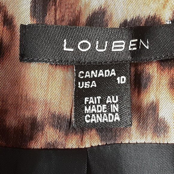 Louben Leopard Print Jacket | Made in Canada | 10 - Picture 9 of 10